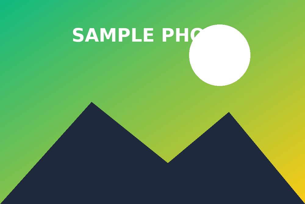 A generated sample photo (placeholder)